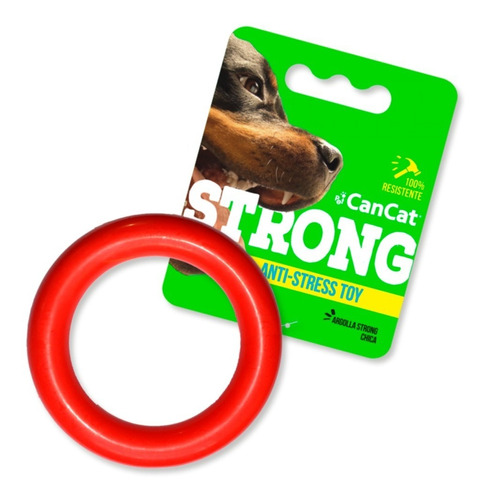 Juguete Para Perros Cancat Strong Rubber Ring 9cm