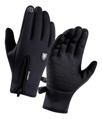 Windproof Snow Gloves With Zipper Gloves