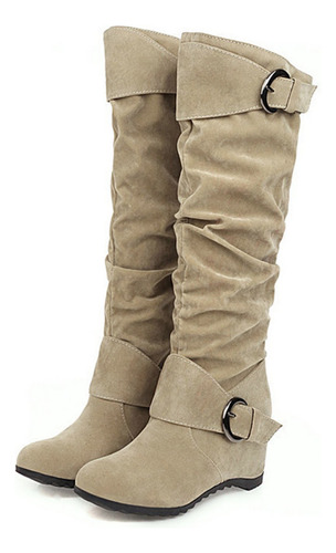 Zapatos De Mujer Con Cuña Para Aumentar La Altura, De Tacón