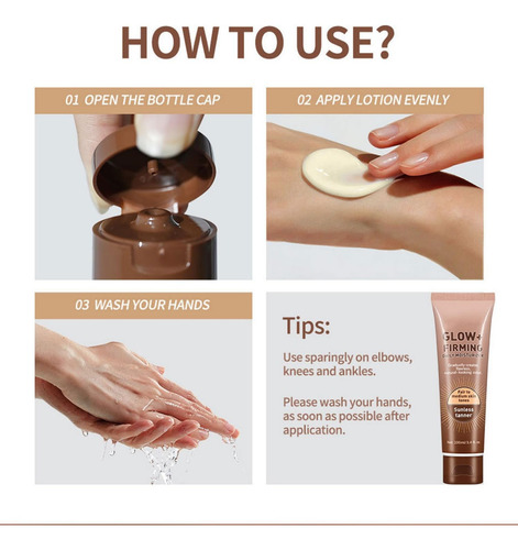 Loção Corporal Autobronceadora Natural Glow+firming