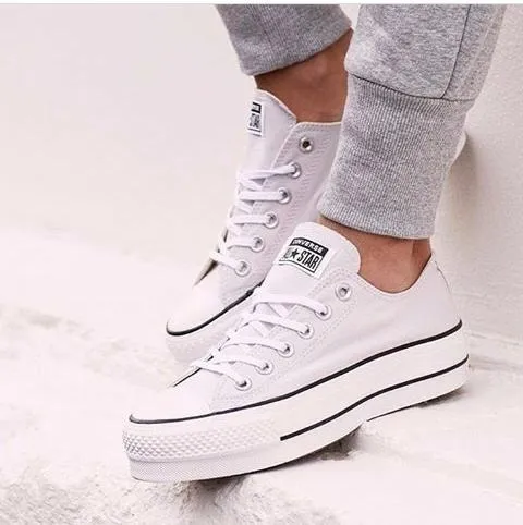converse cuero mujer plataforma converse cuero mujer plataforma