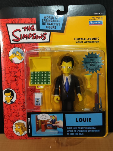 Los Simpsons Playmates - Louie Mafioso