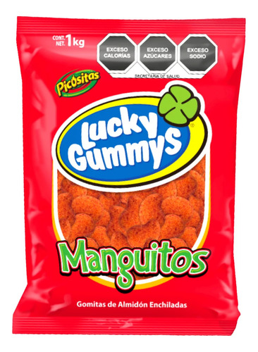 Gomita Lucky Gummys Mango Enchilado Dulce Con Chile 1kg