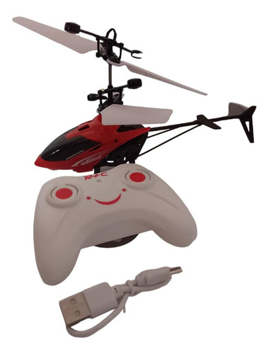 Helicóptero De Control Remoto Y Luces Led