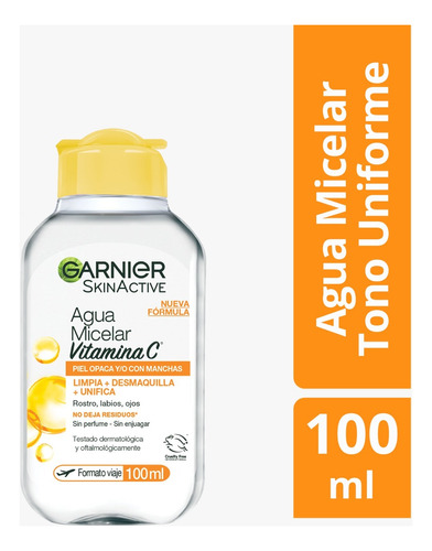 Agua Micelar Garnier Express Aclara 100 Ml Con Vitamina C