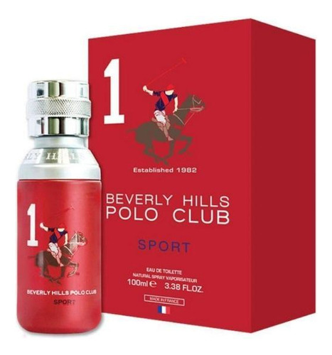  Perfume Beverly Hills Polo Club Sport 1 Para Hombre, 100 Ml