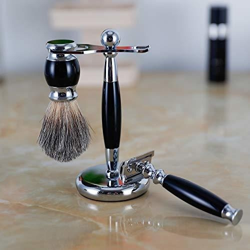 Imagen 3 de 4 de Perpro Luxury Shaving Brush & Safety Razor Stand-univers