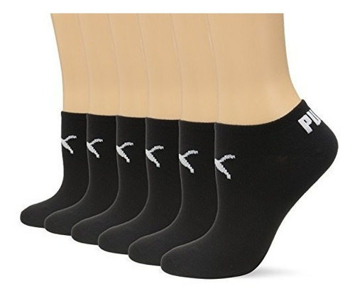 Puma Mujer 6pack Calcetines Deportivos De Corte Bajo