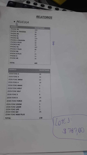 Imagem 6 de 10 de Vendo Lote De Capa E Película, Lote Fechado.