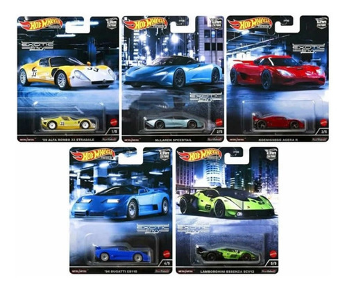 Hot Wheels Premium Car Culture Exotic Envy 2022 Set C/ 05