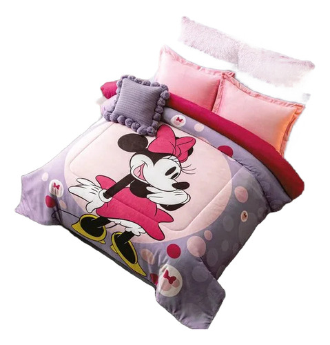 Cobertor Pachicalientito Minnie Cute Matrimonial Concord