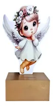 Comprar Alcancia Centro De Mesa O Recuerdo Bautizo  Fiesta Angelito Angelito Dorado