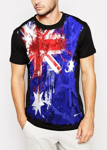 Camiseta S-113 Bandeira Da Australia