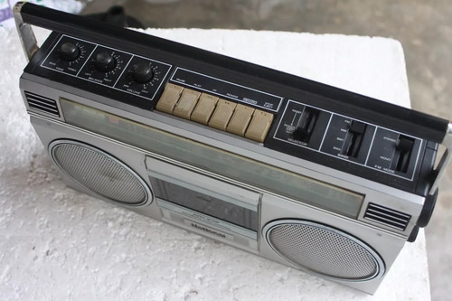 Antigo Rádio Boombox National Panasonic Rx-4954f Leia Tudo (Usado)