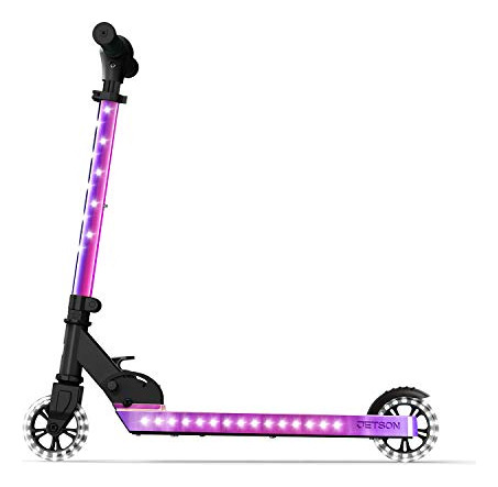 Scooter Patin Del Diablo Ligero Y Plegable Con Luces Led