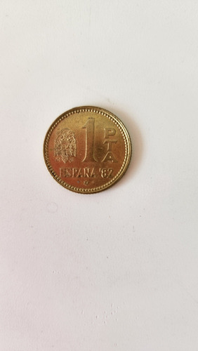 Moneda 1 Peseta Mundial De Fútbol 1982 España 