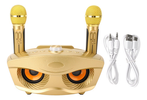 Micrófono Con Altavoz Portátil Karaoke Machine 2 Inalámbrico