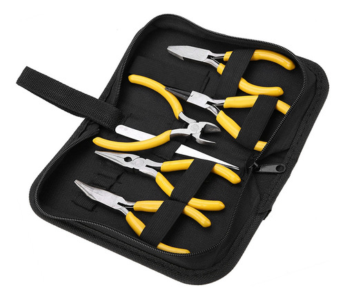 Kit Profesional De Pinzas Y Herramientas Para Joyero, 5 Pzs.