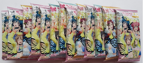 Lote De 13 Sobres Love Live Sunshine Vol. 6 Bandai Wafer