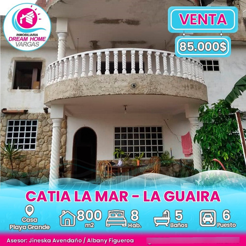 Casa En Venta  Playa Grande, Catia La Mar  La Guaira
