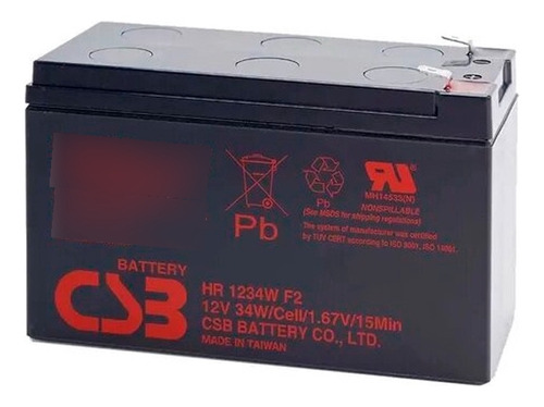 Bateria Csb 12v 9ah Ups Alarma Luz De Emergencia 