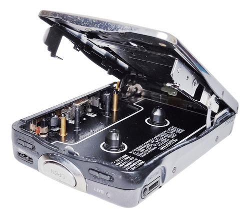 Walkman Sony Wm-fx1 Com Rádio- Funciona Perfeito Cinza-escuro (Usado)