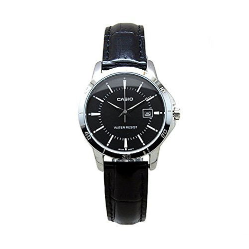 Reloj Casio Para Hombre Ltpv004l-1a Tablero Color Negro