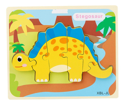 2 Rompecabezas De Dinosaurios De Escritorio Para Niños