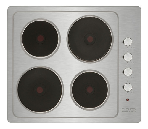 Imagen 2 de 5 de Combo Horno 5 Func Anafe 4 Hornallas Inox Eléctrico Clever