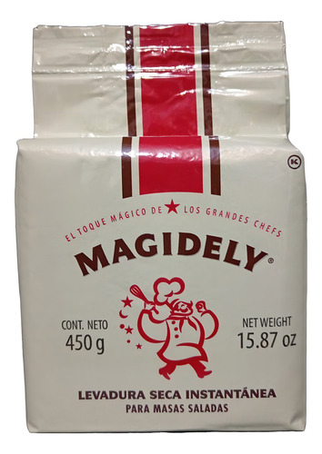 Levadura Seca Instantánea Magydely (450 Gramos) Masa Salada