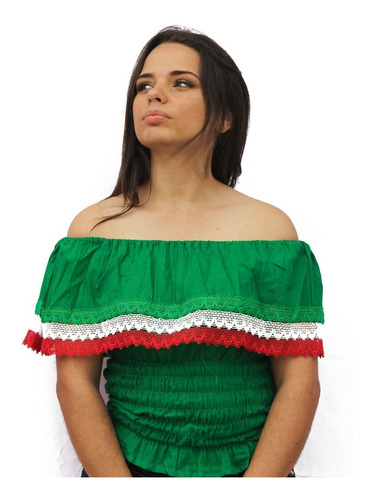 Blusas Tricolores Mexicanas