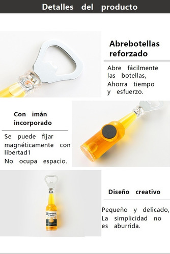10pcs Destapadores Abrebotellas De Decoraciones Con Imanes