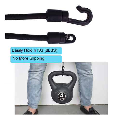 2 Correas De Dominador De Barra 46 Cm Conector De Montaje