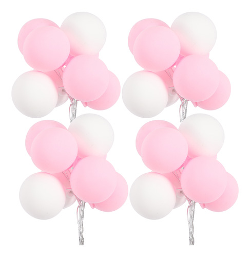 Decoraciones Para Tartas Con Globos, 4 Unidades, Adorno Para