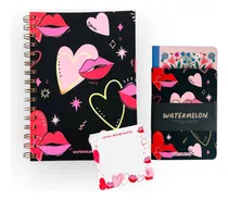 Comprar Cuaderno A5 Love Hojas Colores + Libretas + Notas Adhesivas