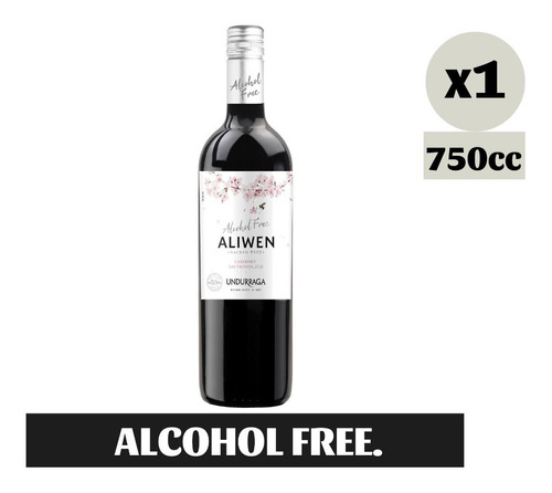 Vino Sin Alcohol Undurraga Aliwen Free Cabernet Sauvignon 