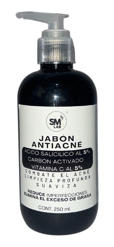 Jabón Antiacné + Ácido Salicílico/carbón Activado/vitamina C