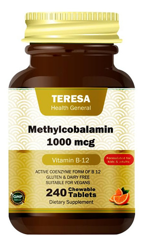 Teresa Health Metilcobalamina Vitamina B12 240 Tablas