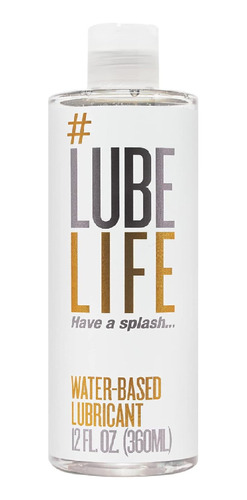 Lube Life Lubricante A Base De Agua 360 Ml Para Hombre/mujer