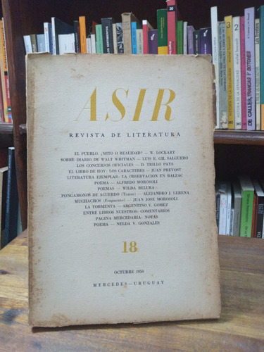 Asir. Revista Literaria Nº 18 (uruguay)