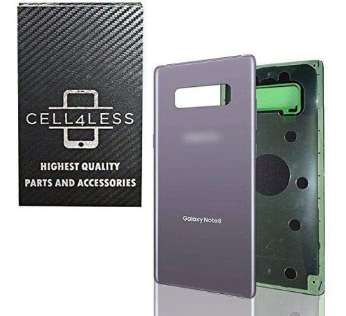 Cell4less Compatible Trasera De Vidrio Cubierta De La Puerta