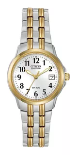 Reloj Clásico Citizen Eco-drive Dress Para Mujer En Dos Tono