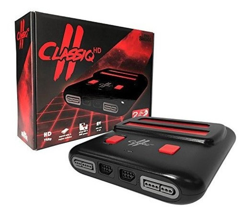 Old Skool Classiq 2 Hd 720p Twin Video Game System, Black/re