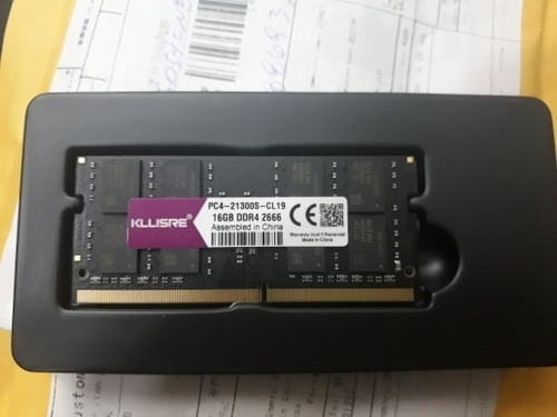 Imagem 1 de 4 de Memória Ram Ddr4 Notebook 16gb 2666mhz Kllisre