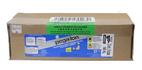 Imagen 3 de 4 de Pegamento De Pvc Conduit Caja Con 8 Botes De 145 Ml