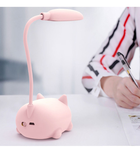 Lámpara De Escritorio Led Plegable Con Carga Usb, Mini Luz N