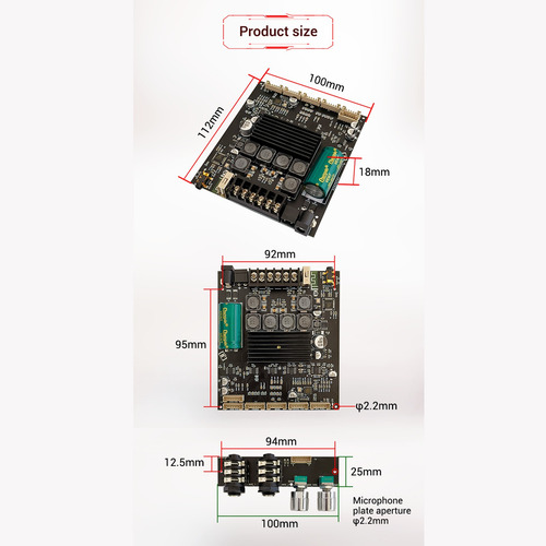 Micrófono Amplificador Plantilla Dsp Reverberación
