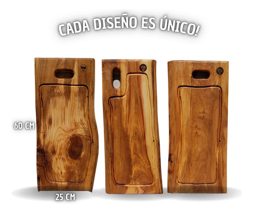 Imagen 4 de 8 de Tabla De Cortar Picar Carne 60 Cm Cocina Asados Parrilla