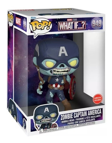 Pop! Jumbo: What If...? Zombie Captain America 10-inch