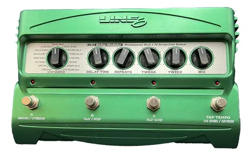 Line 6 Stompbox Modeler Delay Stompbox Modeling Dl4 Verde (Usado)